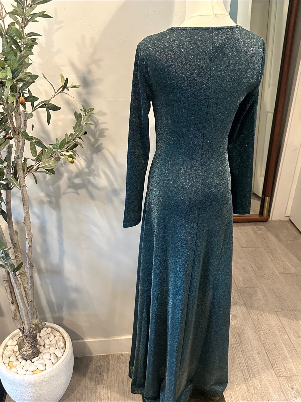 Reformation Kori Knit Dress in Mermaid Sparkle New! - Picture 10 of 11